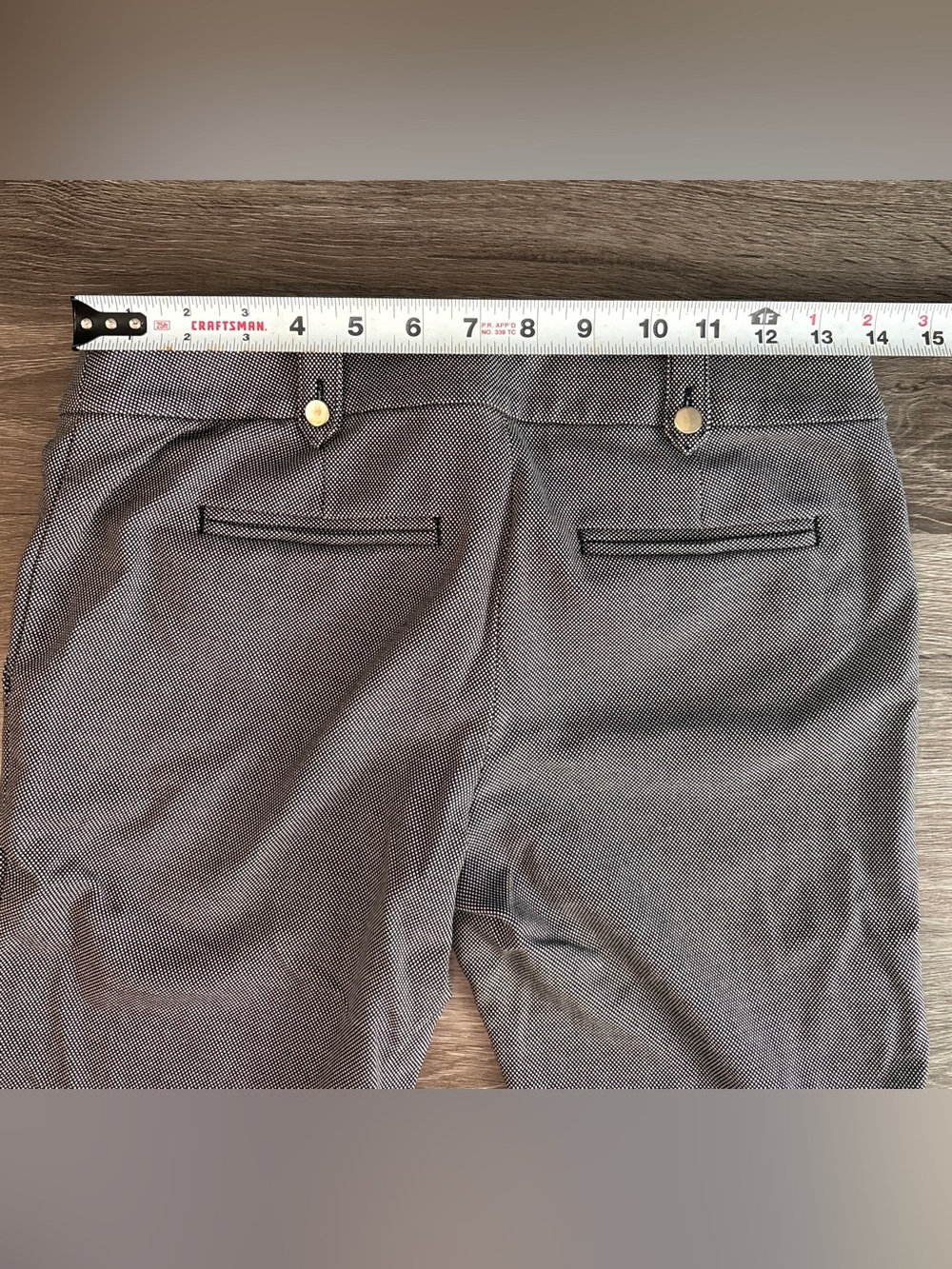 LOFT 0 PetitieWomen’s Gray Dress Pants - Classic Straight Fit - Picture 3 of 5